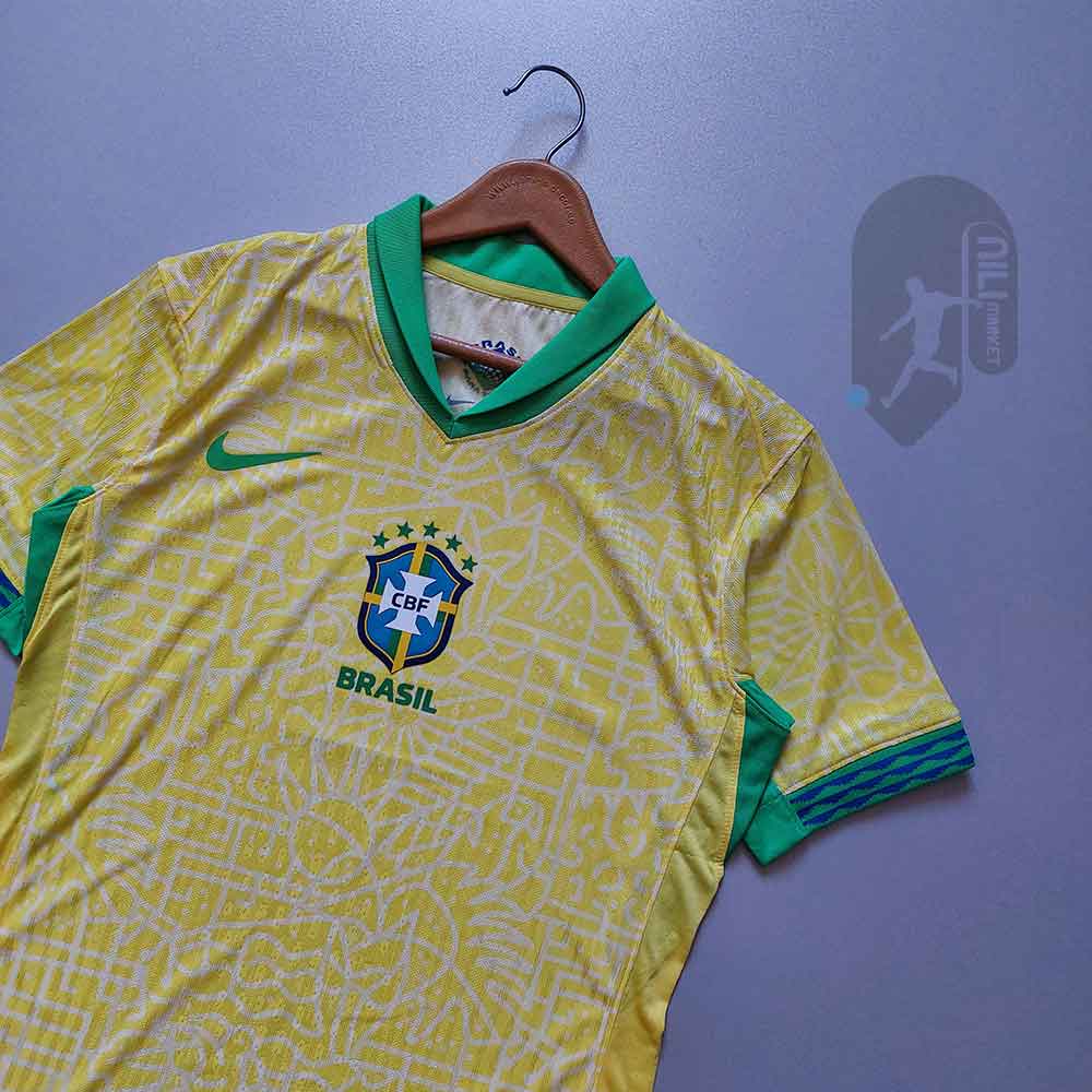 لباس اول برزیل ( ورژن پلیر - قواره جذب -  سال 2024)