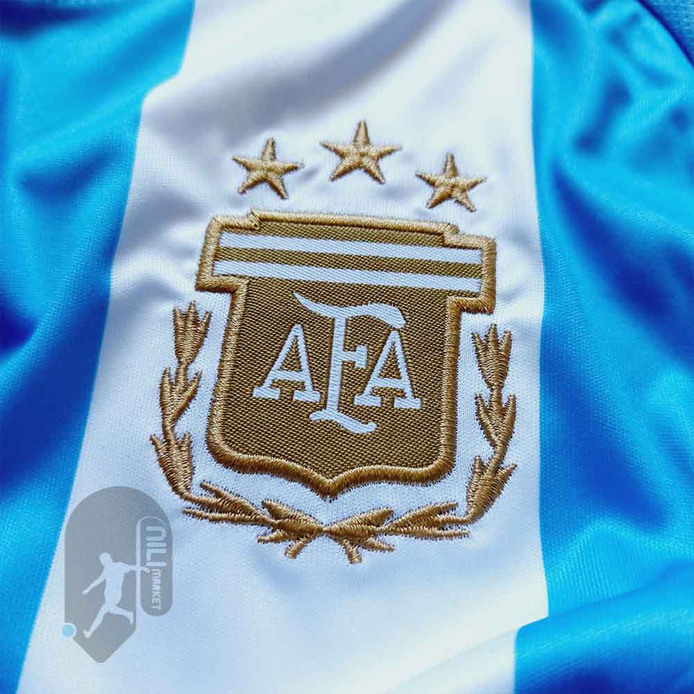 لباس اول آرژانتین - بچگانه (سال 2024) به همراه شورت ورزشی